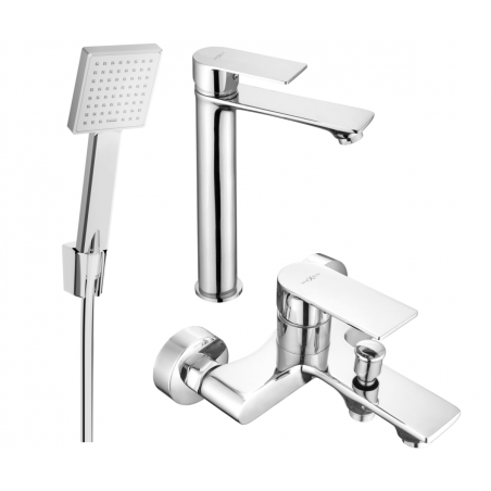 Mexen Royo R45 Badezimmerset, Chrom - 72213R45-00