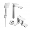 Mexen Royo R45 zestaw wannowy, chrom - 72213R45-00