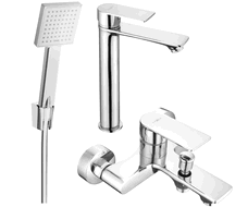 Mexen Royo R45 Badewannen-Set, Chrom - 72213R45-00