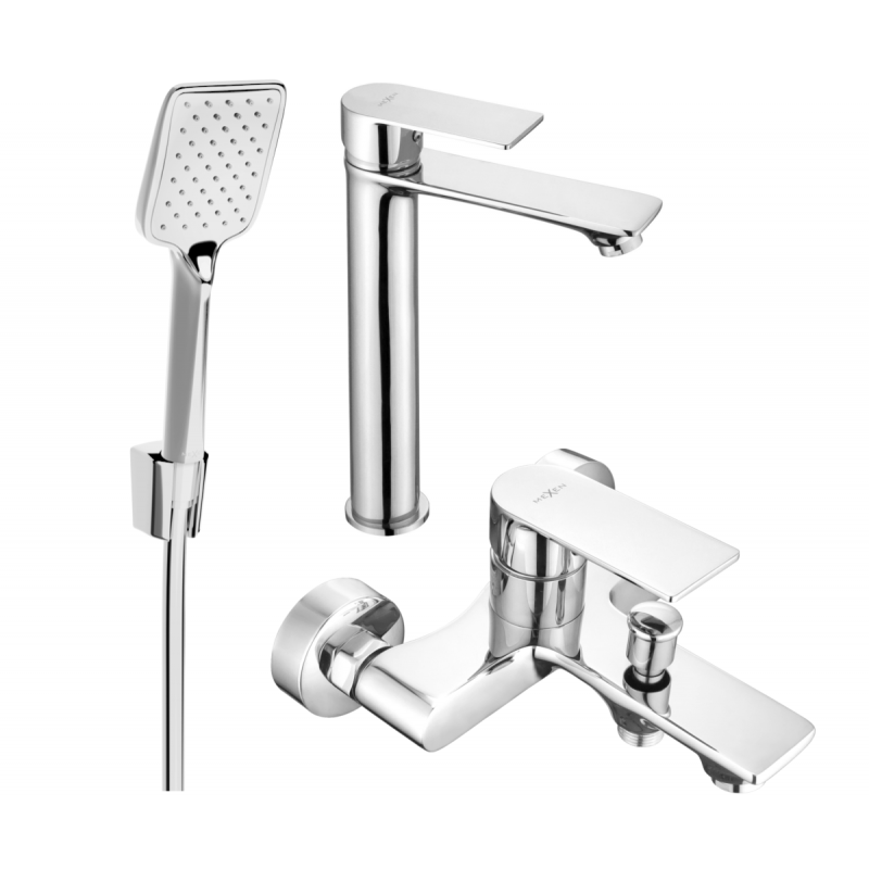 Mexen Royo R62 bath set, chrome - 72213R62-00