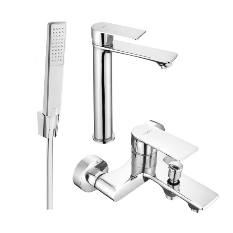 Mexen Royo R72 badkarsset, krom - 72213R72-00