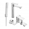Mexen Royo Kit de baignoire R72, chrome - 72213R72-00