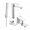 Mexen Royo R72 conjunto de baño, cromo - 72213R72-00