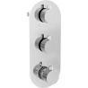 Mexen Kai thermostatische bad-douchekraan met drie uitgangen, chroom - 77603-00