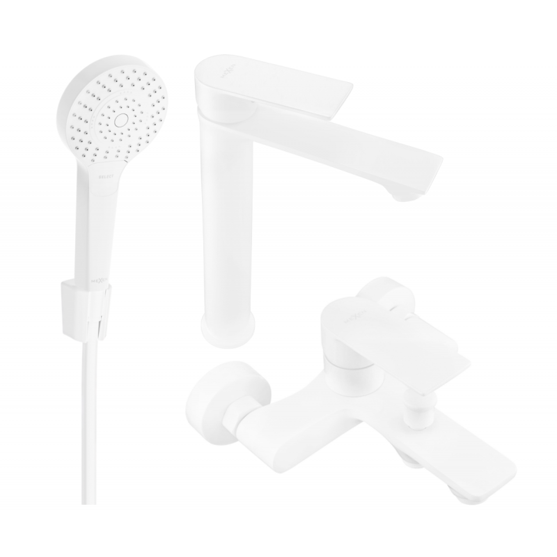 Mexen Royo R40 conjunto de bañera, blanco - 72213R40-20