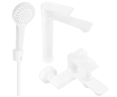 Mexen Royo R40 bath set, white - 72213R40-20