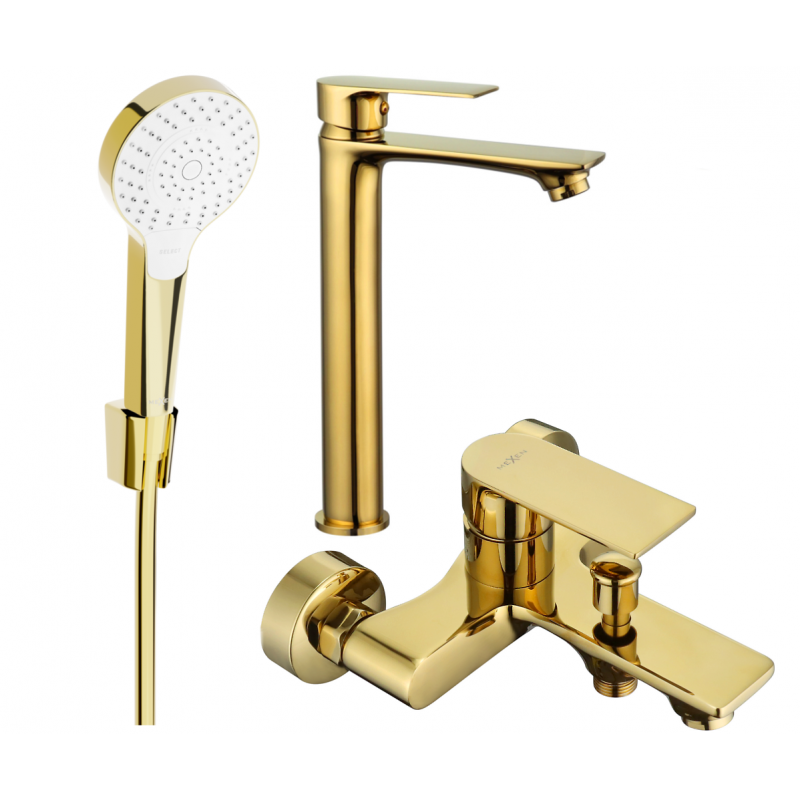 Mexen Royo R05 conjunto de bañera, dorado - 72213R05-50