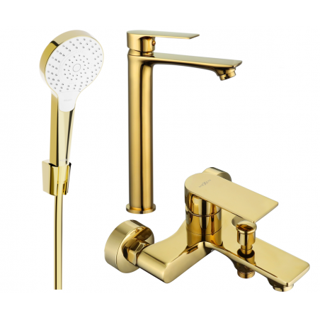 Mexen Royo R05 Bath Set, Gold - 72213R05-50