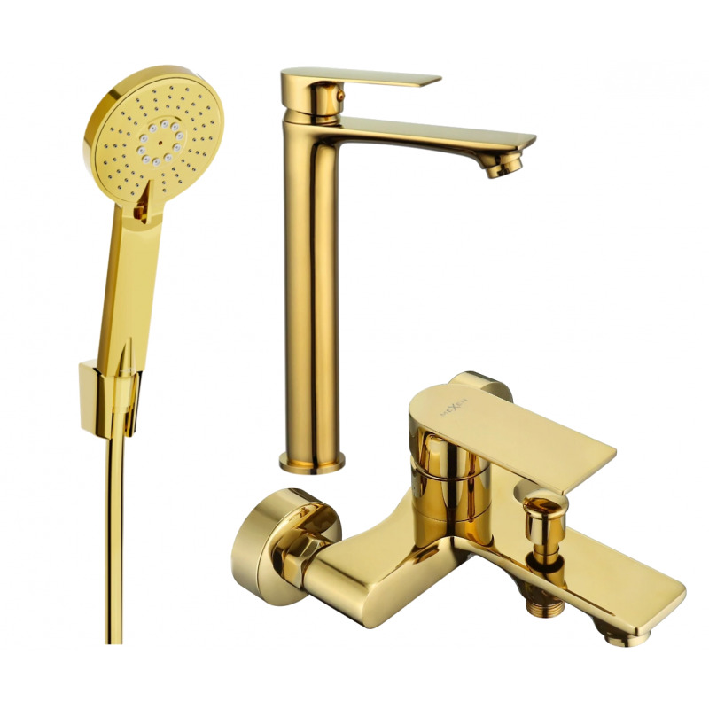 Mexen Royo R40 Badewannenset, Gold - 72213R40-50