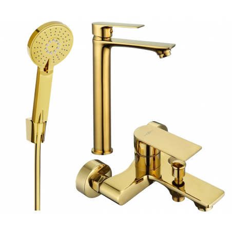 Mexen Royo R40 conjunto de bañera, dorado - 72213R40-50