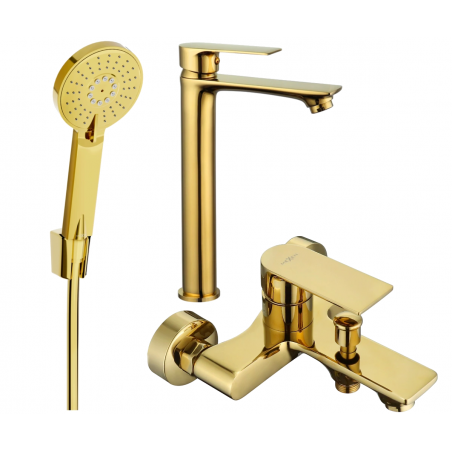 Mexen Royo R40 vannas komplekts, zelta - 72213R40-50