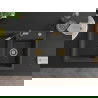 Mexen Tomas fregadero de granito de 2 compartimentos con grifo de cocina Flora, negro moteado - 6516-76-670401-57-G