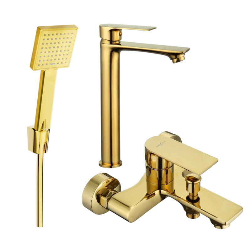 Mexen Royo R45 vannikomplekt, kuldne - 72213R45-50