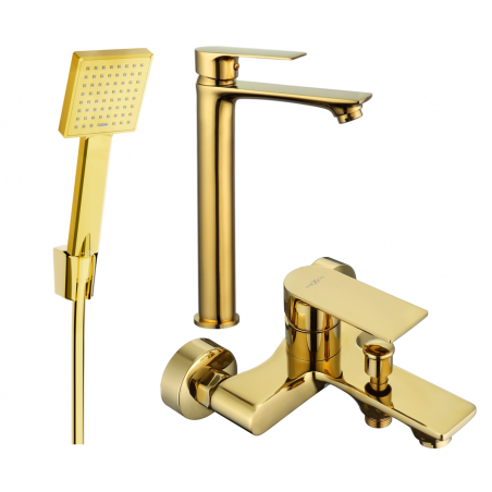 Mexen Royo R45 set za kadu, zlatni - 72213R45-50