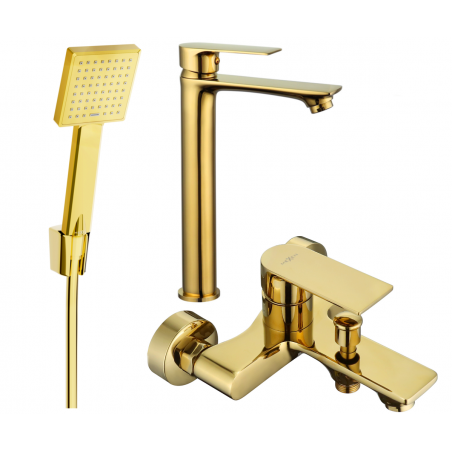 Mexen Royo R45 vannikomplekt, kuldne - 72213R45-50