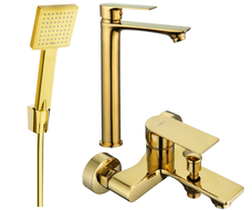 Mexen Royo R45 conjunto de baño, dorado - 72213R45-50