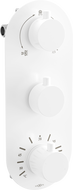 Mexen Kai miscelatore termostatico per vasca-doccia a 3 uscite, bianco - 77603-20