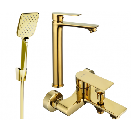 Mexen Royo R62 badkarset, guld - 72213R62-50