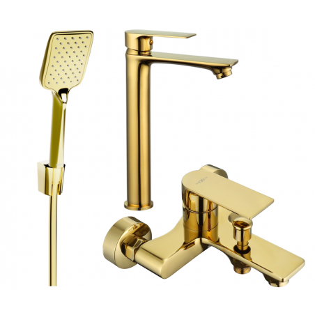 Mexen Royo R62 set da bagno, oro - 72213R62-50