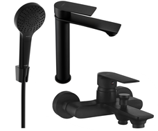 Mexen Royo R05 conjunto de banheira, preto - 72213R05-70