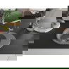 Mexen Kevin Granitspüle 1-Becken mit Abtropffläche und Küchenarmatur Flora, grau - 6517-71-670401-00