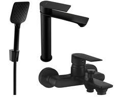 Mexen Royo R62 vannikomplekt, must - 72213R62-70