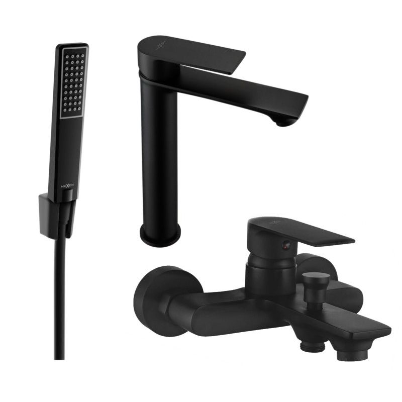 Mexen Royo R72 vannikomplekt, must - 72213R72-70