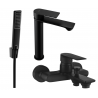 Mexen Royo R72 bath set, black - 72213R72-70