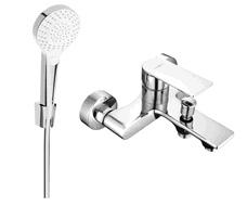 Mexen Royo R05 Wannenarmatur mit Duschset, Chrom - 7223R05-00
