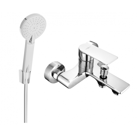 Mexen Royo R40 baignoire avec ensemble de douche, chrome - 7223R40-00