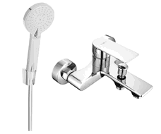 Mexen Royo R40 Badewannenarmatur mit Duschset, Chrom - 7223R40-00