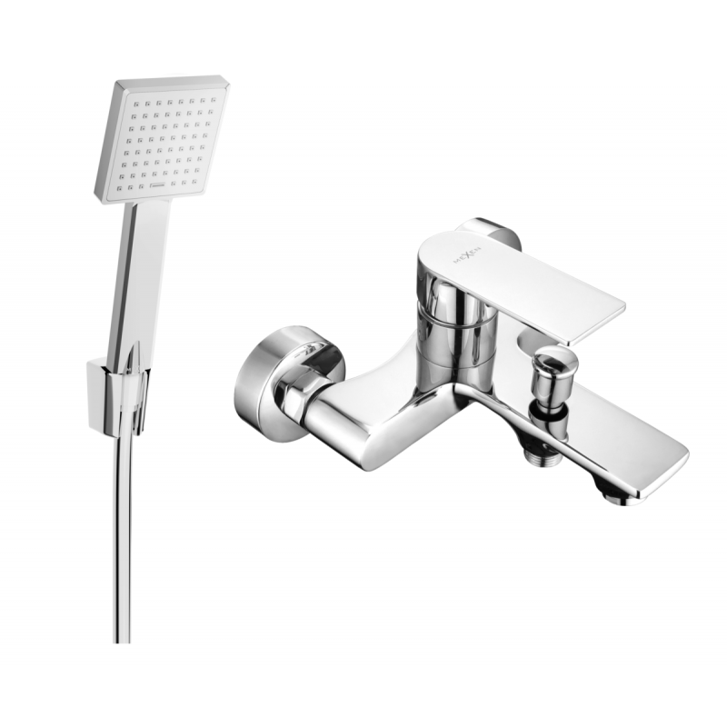 Mexen Royo R45 miscelatore da bagno con set doccia, cromato - 7223R45-00