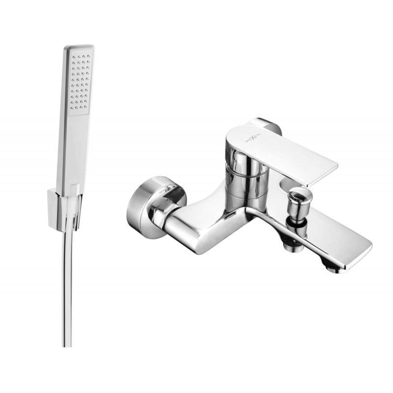 Mexen Royo R72 batería de bañera con juego de ducha, cromo - 7223R72-00