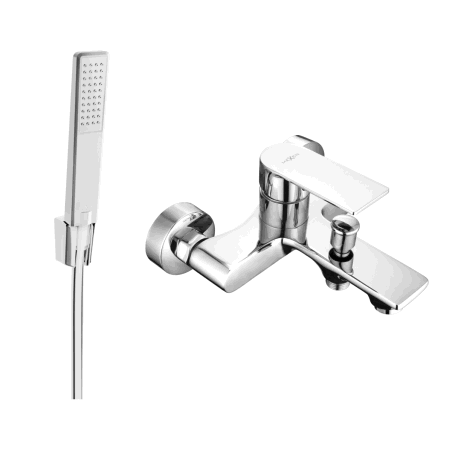Mexen Royo R72 robinet de baignoire avec ensemble de douche, chrome - 7223R72-00