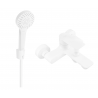Mexen Royo R05 badkraan met doucheset, wit - 7223R05-20