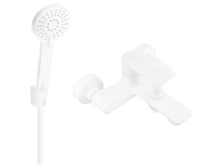 Mexen Royo R40 badkarskran med duschset, vit - 7223R40-20