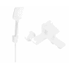 Mexen Royo R62 robinet de bain avec ensemble de douche, blanc - 7223R62-20