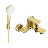 Mexen Royo R05 bateria wannowa z zestawem prysznicowym, złota - 7223R05-50