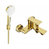 Mexen Royo R05 robinet de bain avec ensemble de douche, or - 7223R05-50