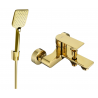 Mexen Royo R62 torneira de banheira com conjunto de duche, dourada - 7223R62-50