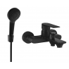 Mexen Royo R05 Badewannenarmatur mit Duschset, schwarz - 7223R05-70