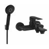 Mexen Royo R40 bath tap with shower set, black - 7223R40-70