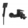 Mexen Royo R45 grifo de bañera con juego de ducha, negro - 7223R45-70