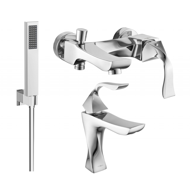 Mexen Estrella R02 badkarsset, krom - 72303R02-00