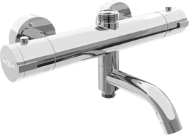 Mexen Kai grifo termostático de bañera-ducha, cromo - 77900-00