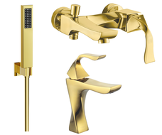 Mexen Estrella R02 vannikomplekt, kuldne - 72303R02-50