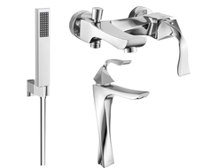 Mexen Estrella R02 set da bagno, cromo - 72313R02-00