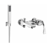 Mexen Estrella R02 bathtub faucet with shower set, chrome - 7233R02-00
