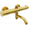 Mexen Kai grifo termostático de ducha y bañera, dorado - 77900-50