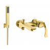 Mexen Estrella R02 batería de bañera con set de ducha, dorada - 7233R02-50
